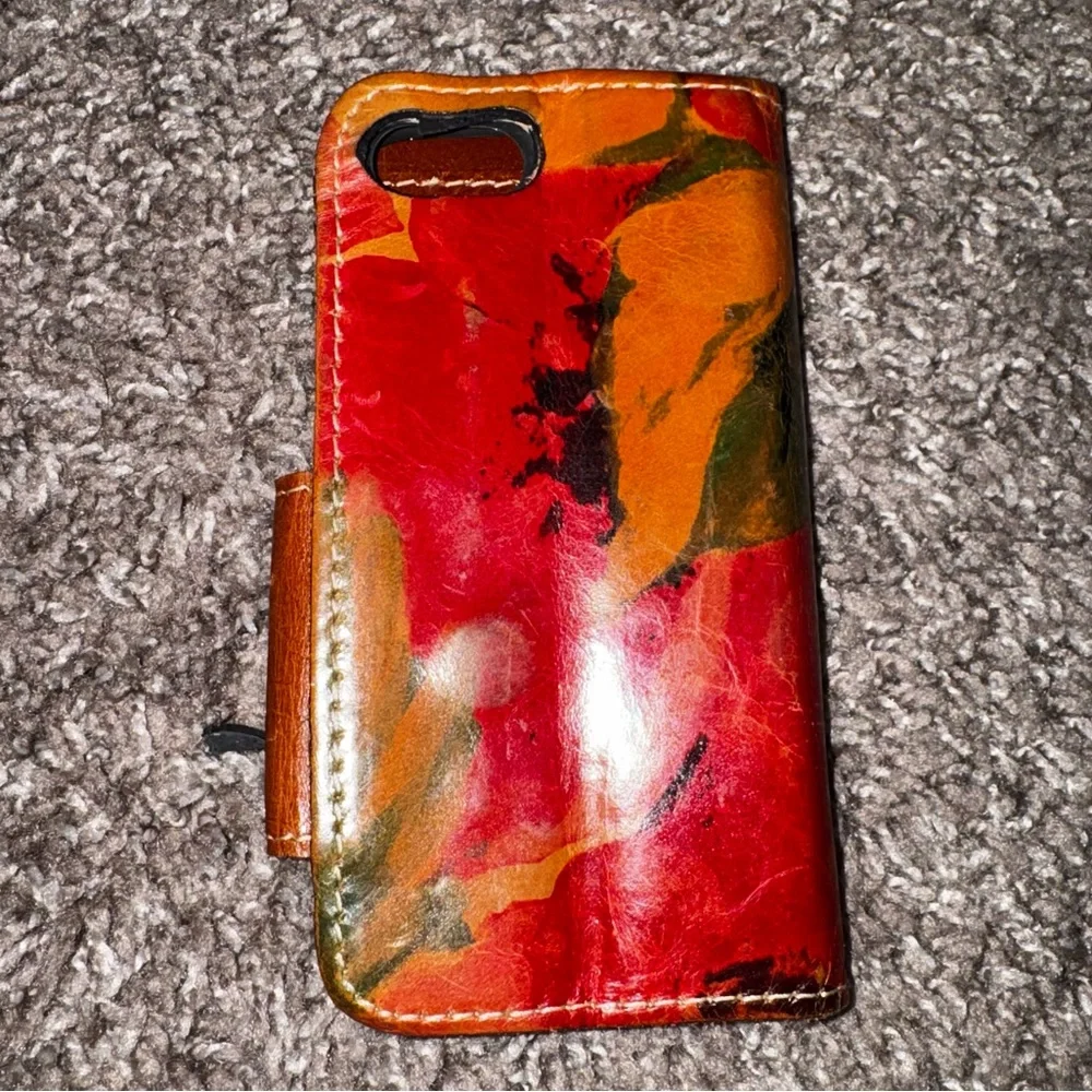 Patricia Nash iPhone 8 Case Stylish Red and Black Phone Case